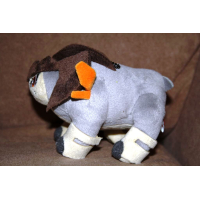 Officiële Pokemon knuffel Terrakion 11cm (breedt) banpresto my pokemon collection